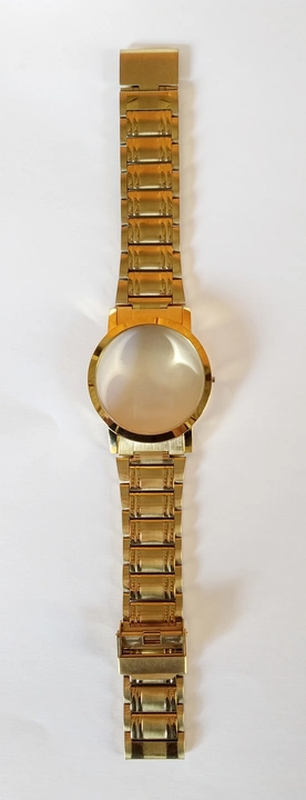 Customized brand name quality wrist watch IGP 18k gold plated  uploaded by Chamunda enterprise on 4/14/2023