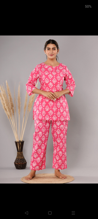 COTTON night suits  uploaded by Bhagwati textile on 4/14/2023