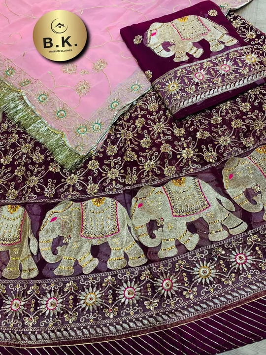 Rajputi poshak uploaded by BK fabrics on 4/14/2023