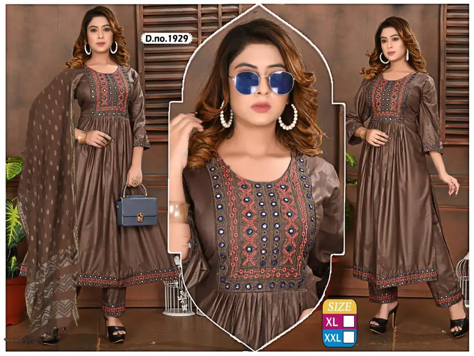 Heram capri nighty shorts palazzos printed palazzo sets embrodiery  uploaded by Radha Creation , Maira sales for Readymade items on 4/14/2023