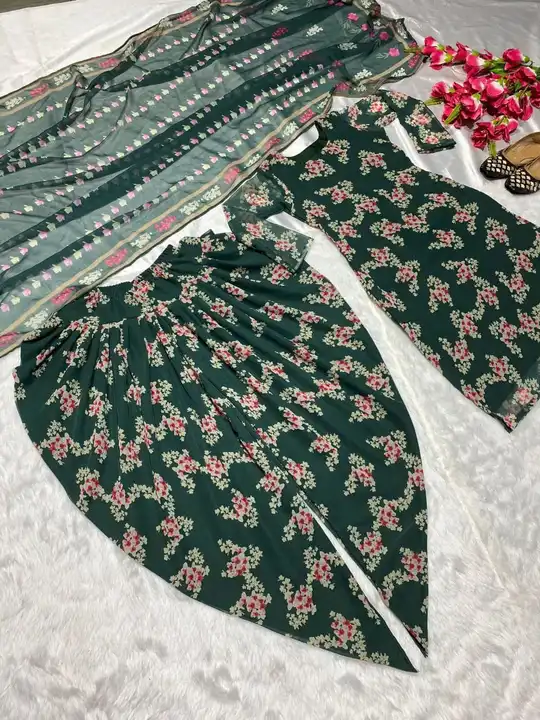 Dhoti salwar fashionable suit uploaded by GS TRADERS on 4/14/2023