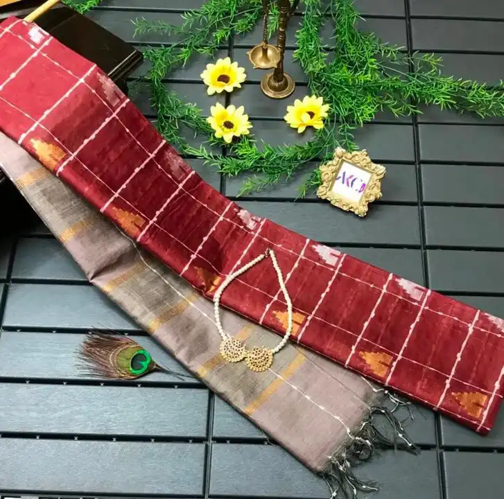 Katan semi silks sarees  uploaded by M S handloom  on 4/14/2023