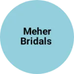Business logo of Meher Bridals