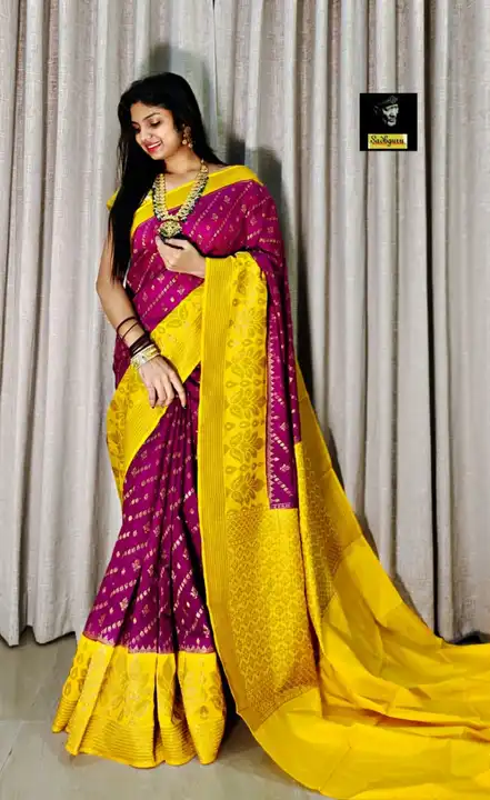 Banarasi semi dupiyan silk saree  uploaded by Banaras art silk on 4/14/2023