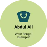 Business logo of Abdul ali