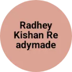 Business logo of Radhey Kishan readymade and saree mahal
