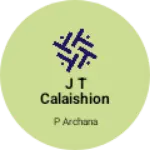 Business logo of J t calaishions