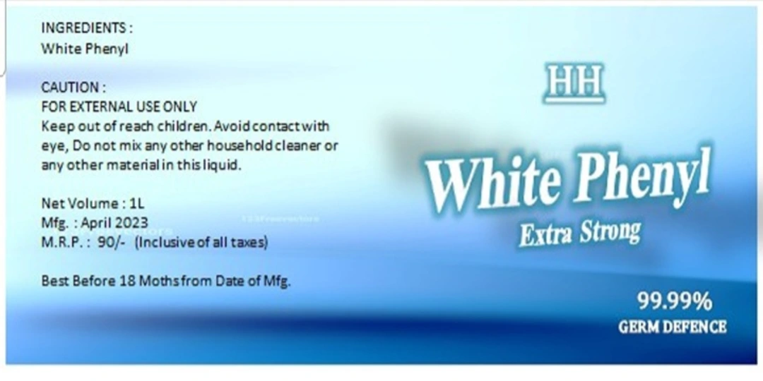 White phenyl uploaded by Heera & Harishchandra Gruh Udhyog on 4/15/2023