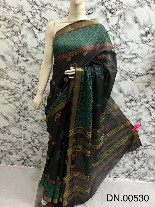 Kataan silk saree printed  uploaded by business on 4/15/2023