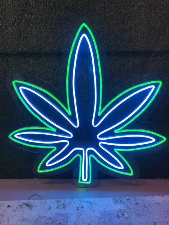 Leaf neon sign 24*24(inches) for occasions or decoration  uploaded by Shyam enterprises on 4/15/2023
