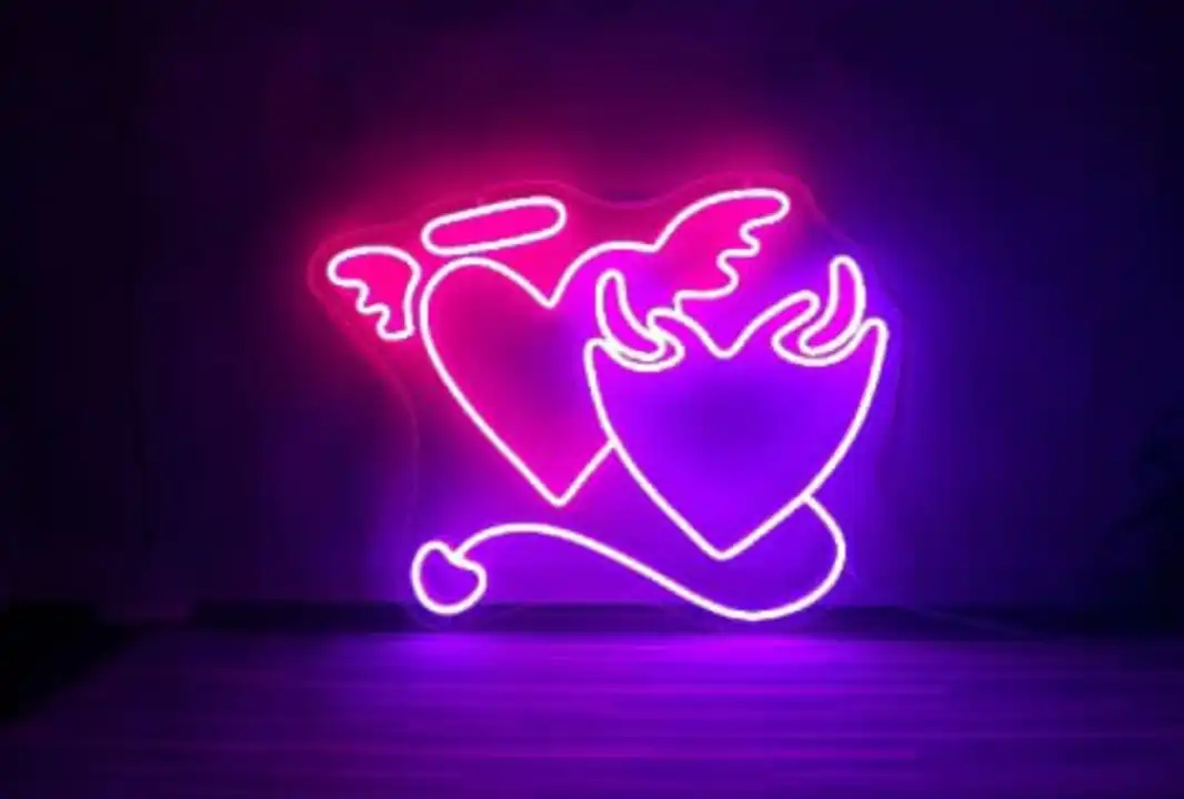 Heart neon sign 2.5*1.5(foot) for occasions or decoration  uploaded by Shyam enterprises on 4/15/2023