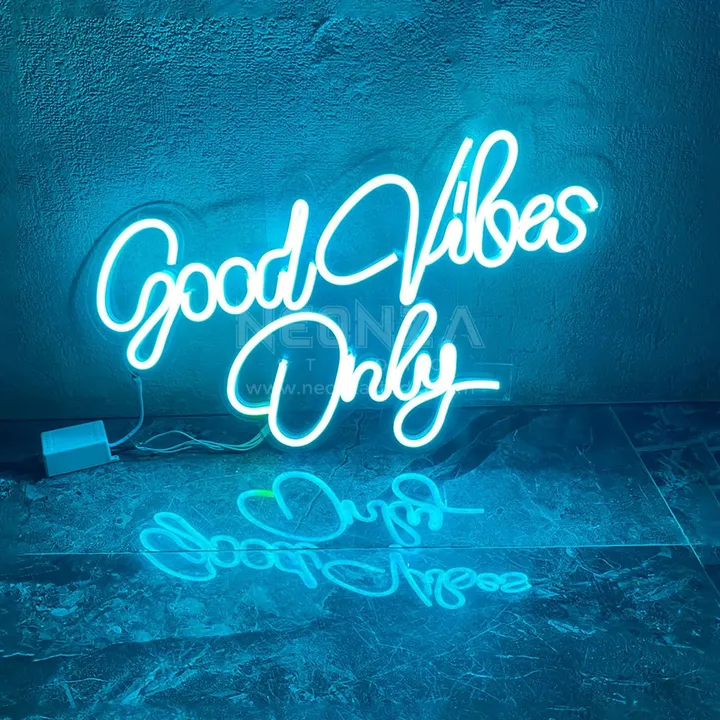 Good vibes only neon sign 30*12(inches) for occasions or decoration  uploaded by Shyam enterprises on 4/15/2023
