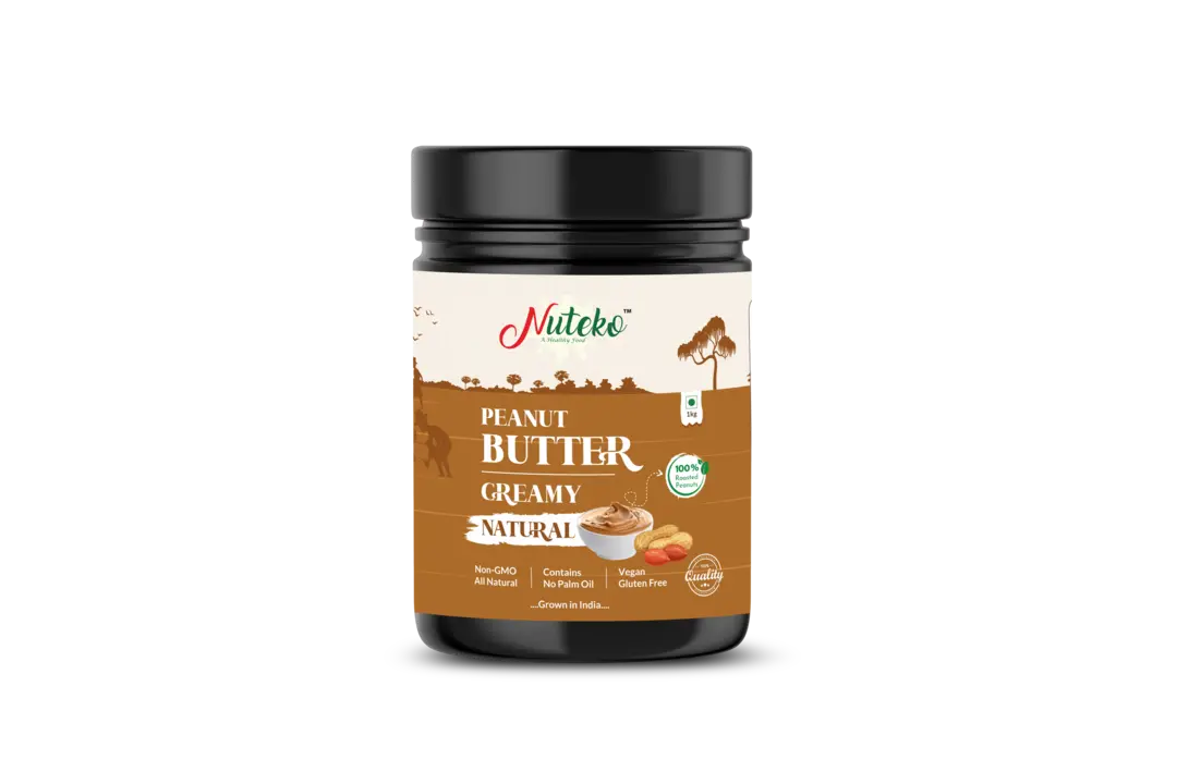 Peanut Butter Natural Creamy 1KG | 100% Roasted Peanuts | 26 g Protein | No Refined Sugar | Natural  uploaded by NUTEKO HEALTH FOOD on 4/15/2023