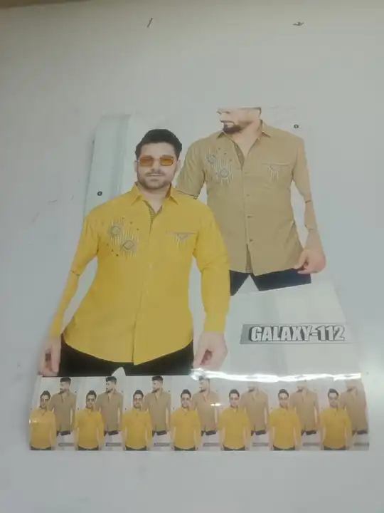 Embroidery Work for Shirt/Kurta uploaded by ARBUDA SYNTHETICS on 4/15/2023