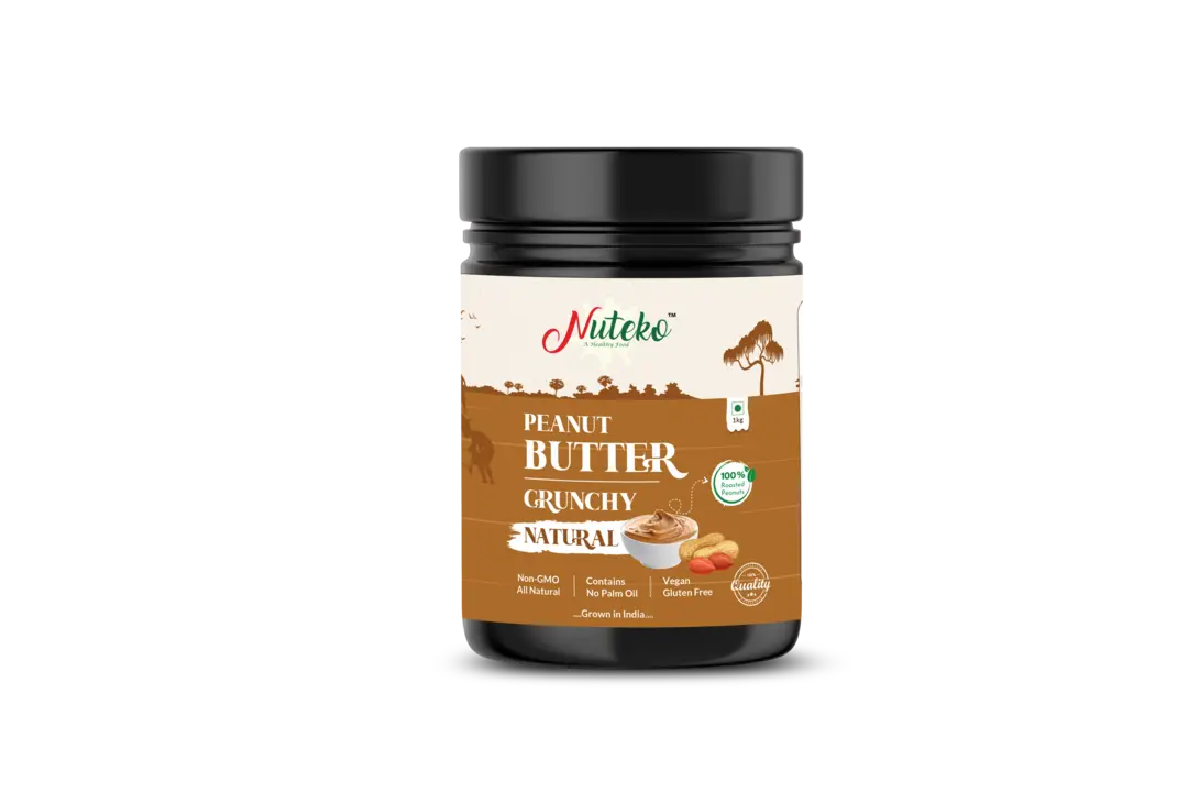 Peanut Butter Natural Crunchy 1KG | 100% Roasted Peanuts | 26 g Protein | No Refined Sugar | Natural uploaded by NUTEKO HEALTH FOOD on 4/15/2023