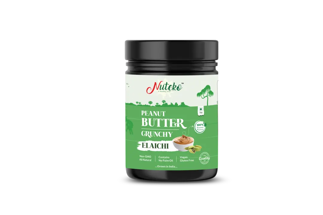 Peanut Butter Elaichi Crunchy 1KG | 100% Roasted Peanuts | 26 g Protein | No Refined Sugar | Natural uploaded by NUTEKO HEALTH FOOD on 4/15/2023