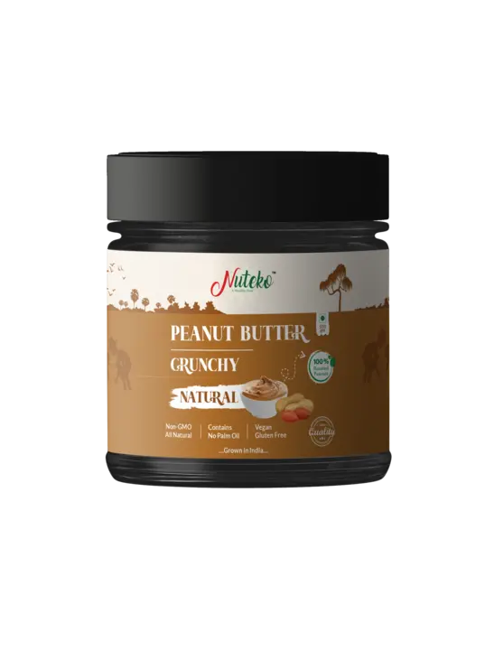Peanut Butter Natural Crunchy 500 GM | 100% Roasted Peanuts | 26 g Protein | No Refined Sugar  uploaded by NUTEKO HEALTH FOOD on 4/15/2023