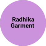 Business logo of Radhika Garment