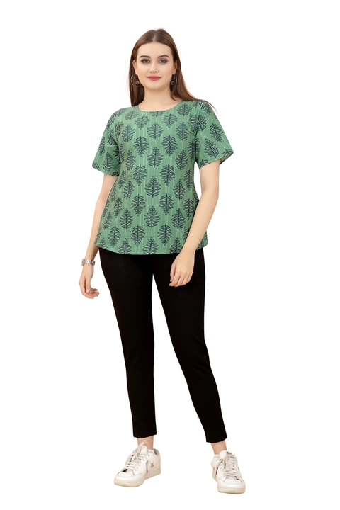 Crepe top uploaded by Nidhi fashion on 4/15/2023