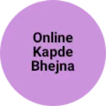 Business logo of Online kapde bhejna