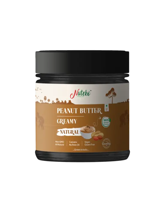 Peanut Butter Natural Creamy 500GM | 100% Roasted Peanuts | 26 g Protein | No Refined Sugar  uploaded by NUTEKO HEALTH FOOD on 4/15/2023
