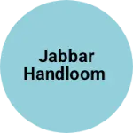 Business logo of Jabbar handloom