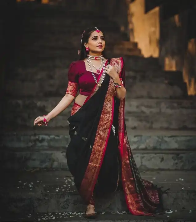 Rich pallu with allover buti design saree  uploaded by DHANANJAY CREATIONS on 4/15/2023