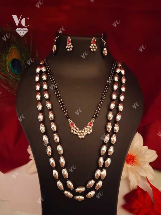 Silver plated jewellery uploaded by Nishu collection on 3/5/2021