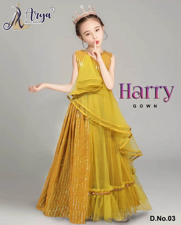 HARRY CHILDREN GOWN uploaded by Hiya Creation on 4/15/2023