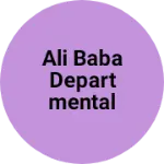 Business logo of Ali baba departmental store