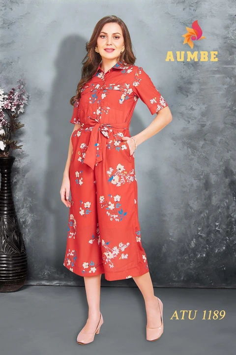 Printed Jumpsuit  uploaded by Evergo Exports LLP on 4/15/2023