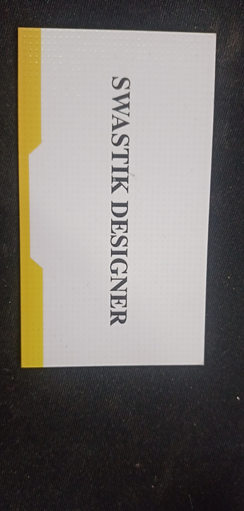 Visiting card store images of Swastik designer
