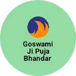 Business logo of Goswami ji Puja bhandar