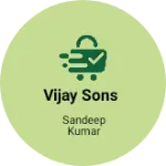 Business logo of Vijay sons