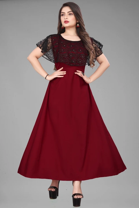 Gown uploaded by Aaradhya fashion on 4/15/2023