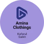 Business logo of Amina clothings store