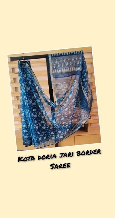 Kota doria and block printed sarees with blouse 🌸 uploaded by business on 3/5/2021