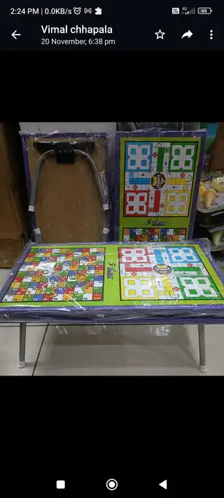 Ludo table no 2  12" X21" Inch  165/pcs uploaded by Home&kitchan and toys house on 4/15/2023