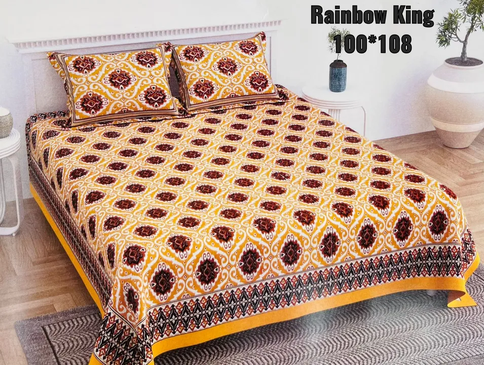 *Rainbow King size Bedsheet*  uploaded by LOVE KUSH ENTERPRISES on 4/15/2023
