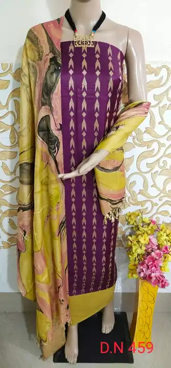 Marble print khadi suits  uploaded by WeaveMe India on 4/15/2023