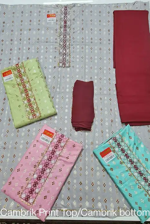 Palazzo sets kurti palazzo dupatta embroidery printed all type of readymate and unstitch suits mfg b uploaded by Radha Creation , Maira sales for Readymade items on 4/15/2023