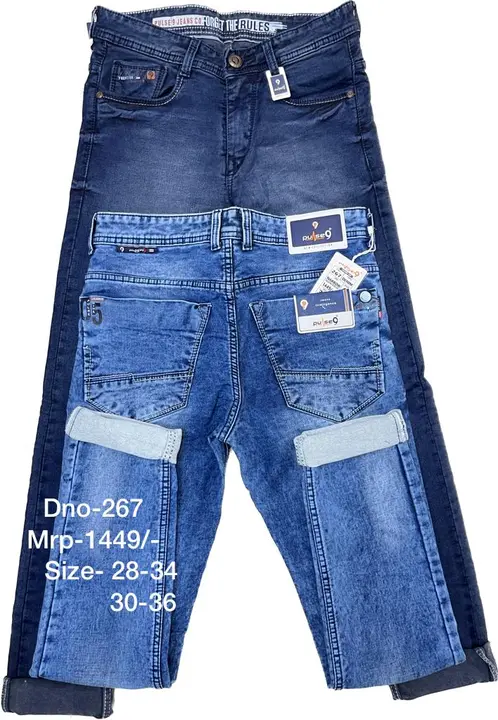Mens denim jeans cottion by cottion uploaded by Pravachan apparels  on 4/15/2023