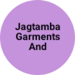 Business logo of Jagtamba garments and cosmetics