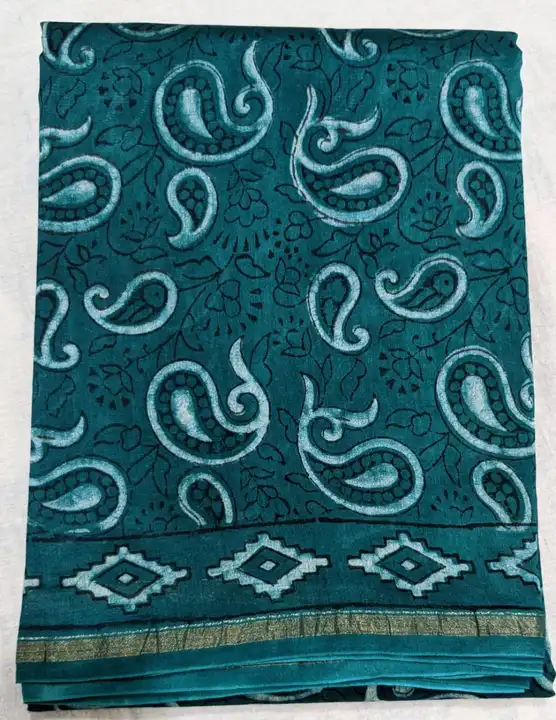 Chanderi dress material with dupatta  uploaded by business on 4/15/2023