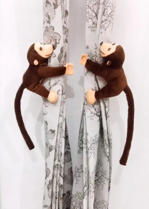 Curtain holder monkey 1 pair  uploaded by LOVE KUSH ENTERPRISES on 5/29/2024