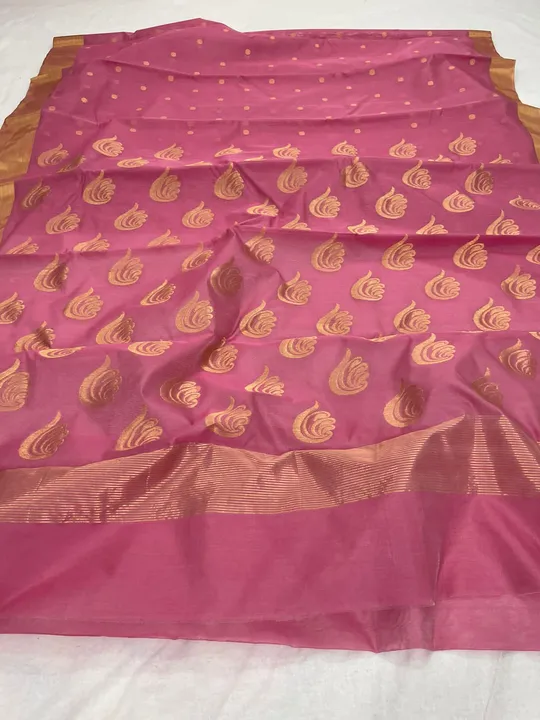CHANDERI traditional handwoven MASRAI silk saree  uploaded by WEAVER'S ORIGIN silk and Sarees on 4/15/2023