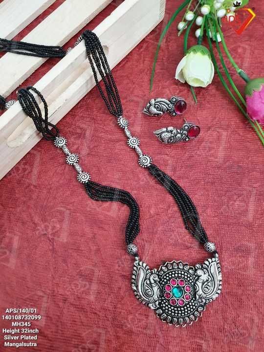 Silver Plated Mangalsutra long type uploaded by  KFashion Forming Jewellery on 3/5/2021