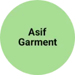 Business logo of Asif garment