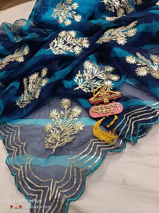 🙏JAI SHREE SHYAM JI🙏
*new Lunching*
🦚🌹🌴🙏🌴🌹🦚🙏🌴🌹
🦚 *Pure orgenza lahriya fabric saree*
🦚 uploaded by Gotapatti manufacturer on 4/15/2023