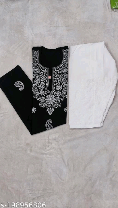 Kurti and salwar suit cotton  uploaded by Raheem chickenkari hub on 4/15/2023